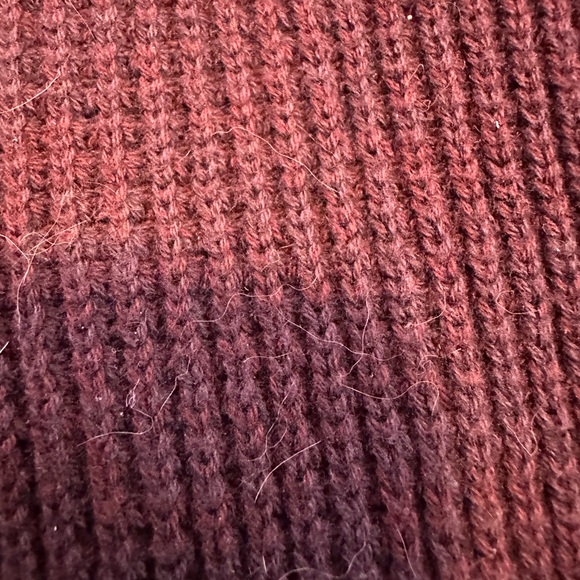 Gap 2 Half-Zip Ribbed Mock Neck Sweater Two Pack Men’s Large Green & Burgundy - Picture 5 of 7